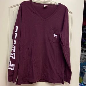 Victoria’s Secret Pink long sleeve tee.